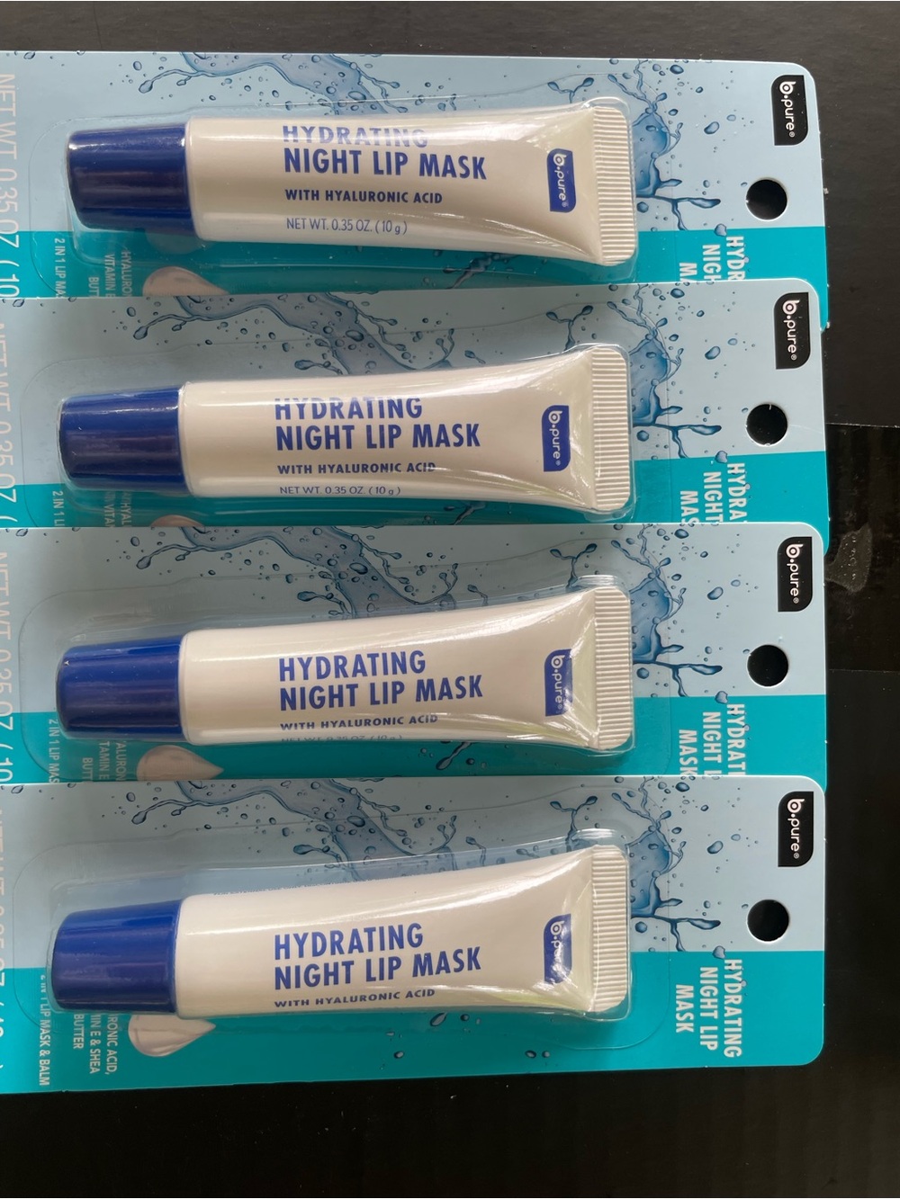 Hydrating Night Lip Mask – White & Blue